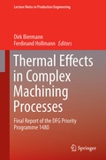 Cover: Thermal Effects in Complex Machining Processes - Springer