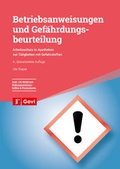 Cover: Betriebsanweisungen und Gef&auml;hrdungsbeurteilung - Avoxa - Mediengruppe Deutscher Apotheker