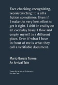 Cover: Mario Garci a Torres - An Arrival Tale - Sternberg Press