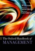 Cover: The Oxford Handbook of Management - OUP eBook