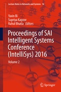 Cover: Proceedings of SAI Intelligent Systems Conference (IntelliSys) 2016 - Springer