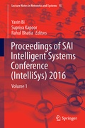 Cover: Proceedings of SAI Intelligent Systems Conference (IntelliSys) 2016 - Springer