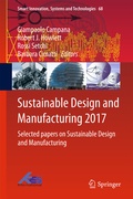 Cover: Sustainable Design and Manufacturing 2017 - Springer