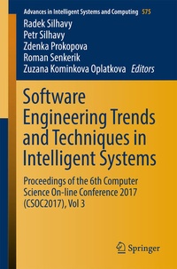 Enlarge image Cover: Software Engineering Trends and Techniques in Intelligent Systems - Springer