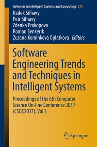 Enlarge image Cover: Software Engineering Trends and Techniques in Intelligent Systems - Springer