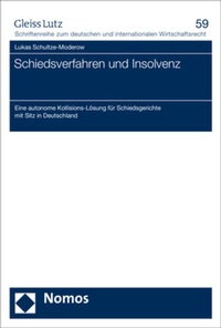 Abbildung von: Schiedsverfahren und Insolvenz - Nomos