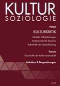 Cover: Kulturkritik - WeltTrends