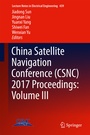 Cover: China Satellite Navigation Conference (CSNC) 2017 Proceedings: Volume III - Springer