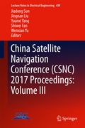 Cover: China Satellite Navigation Conference (CSNC) 2017 Proceedings: Volume III - Springer