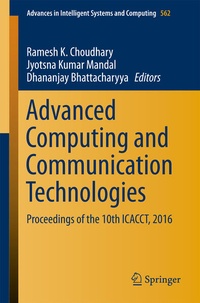 Enlarge image Cover: Advanced Computing and Communication Technologies - Springer