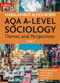 Cover: AQA A Level Sociology Themes and Perspectives - Collins