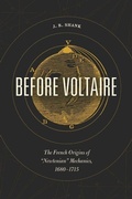 Cover: Before Voltaire - University of Chicago Press