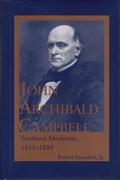 Cover: John Archibald Campbell - The University of Alabama Press