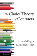 Bild: The Choice Theory of Contracts - Cambridge University Press