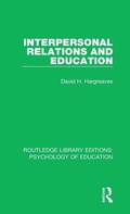 Cover: Interpersonal Relations and Education - Routledge
