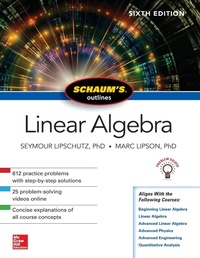 Abbildung von: Schaum's Outline of Linear Algebra, Sixth Edition - McGraw-Hill Education