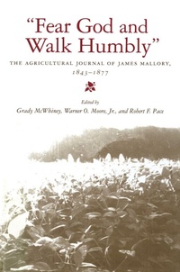 Enlarge image Cover: Fear God and Walk Humbly - The University of Alabama Press