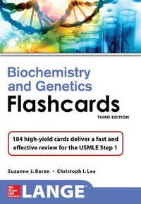 Enlarge image Cover: Lange Biochemistry and Genetics Flashhcards, Third Edition - McGraw-Hill Education