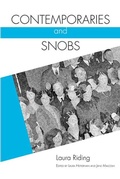 Cover: Contemporaries and Snobs - The University of Alabama Press