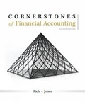 Cover: Cornerstones of Financial Accounting - South-Western College Publishing