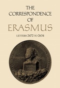 Cover: The Correspondence of Erasmus - University of Toronto Press