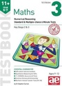Cover: 11+ Maths Year 5-7 Testbook 3 - Accelerated Education Publications Ltd
