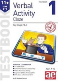 Cover: 11+ Verbal Activity Year 5-7 Cloze Testbook 1 - Accelerated Education Publications Ltd