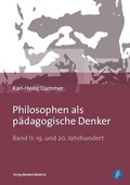 Cover: Philosophen als p&auml;dagogische Denker - Verlag Barbara Budrich