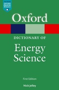 Cover: A Dictionary of Energy Science - OUP eBook