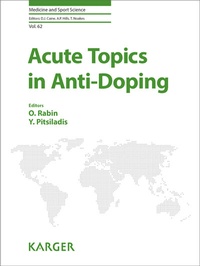 Enlarge image Cover: Acute Topics in Anti-Doping - S. Karger
