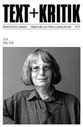 Cover: Elke Erb - edition text + kritik