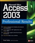 Cover: Microsoft Office Access 2003 Professional Results - Osborne/McGraw-Hill