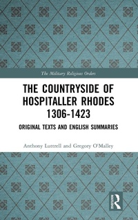 Enlarge image Cover: The Countryside Of Hospitaller Rhodes 1306-1423 - Routledge