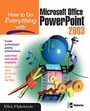 Cover: How to Do Everything with Microsoft Office PowerPoint 2003 - Osborne/McGraw-Hill