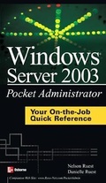 Cover: Windows Server 2003 Pocket Administrator - Osborne/McGraw-Hill