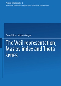 Abbildung von: The Weil representation, Maslov index and Theta series - Birkhäuser