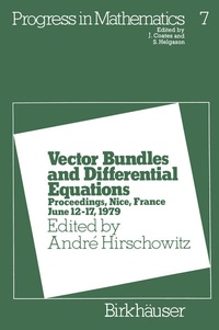 Abbildung von: Vector Bundles and Differential Equations - Birkhäuser