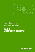 Cover: Basic Operator Theory - Birkhauser Boston Inc