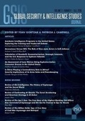Cover: Global Security & Intelligence Studies - Westphalia Press