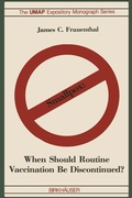 Cover: Smallpox: When Should Routine Vaccination Be Discontinued? - Birkhauser Boston Inc