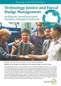 Cover: Technology Justice and Faecal Sludge Management - Practical Action Publishing