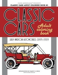 Enlarge image Cover: Classic Cars Adult Coloring Book #1 - Synchronista LLC