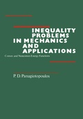 Cover: Inequality Problems in Mechanics and Applications - Birkhauser Boston Inc
