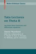 Cover: Tata Lectures on Theta II - Birkhauser Boston Inc