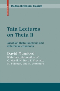 Abbildung von: Tata Lectures on Theta II - Birkhäuser
