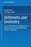 Cover: Arithmetic and Geometry - Birkhauser Boston Inc