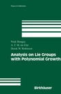 Cover: Analysis on Lie Groups with Polynomial Growth - Springer-Verlag New York Inc.