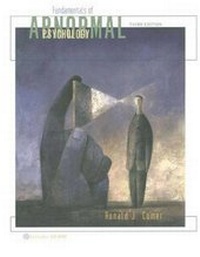 Abbildung von: Fundamentals of Abnormal Psychology - Worth Publishers Inc.,U.S.