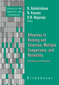 Enlarge image Cover: Advances in Ranking and Selection, Multiple Comparisons, and Reliability - Birkhäuser