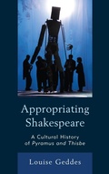 Cover: Appropriating Shakespeare - Fairleigh Dickinson University Press,U.S.
